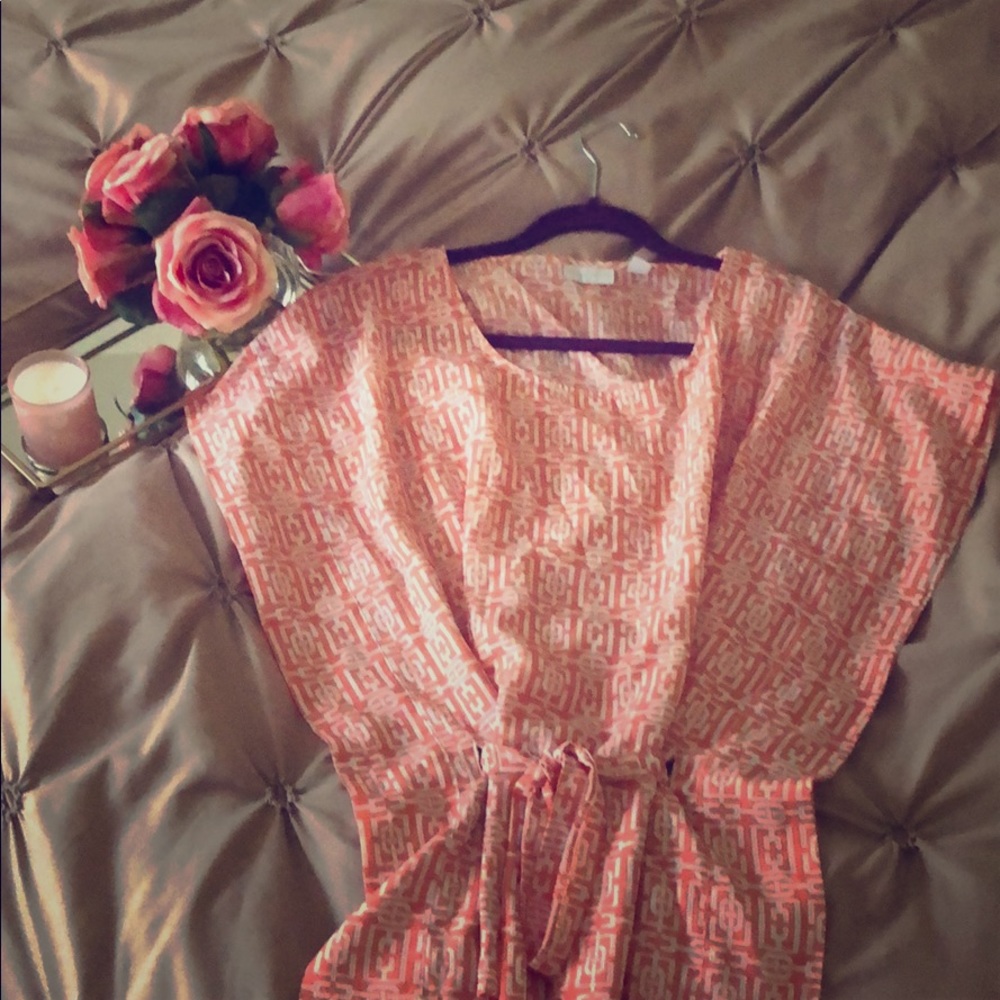 NY&CO blouse with removable belt